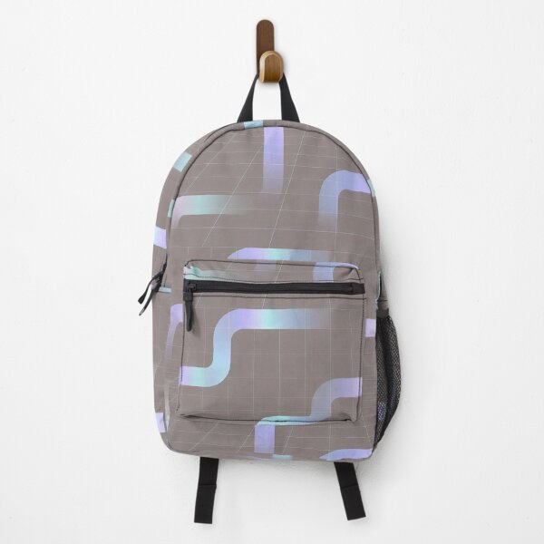 Item preview, Holographic Ribbon Grid Abstract Digital Flow Design designed and sold by SplashTastic.
