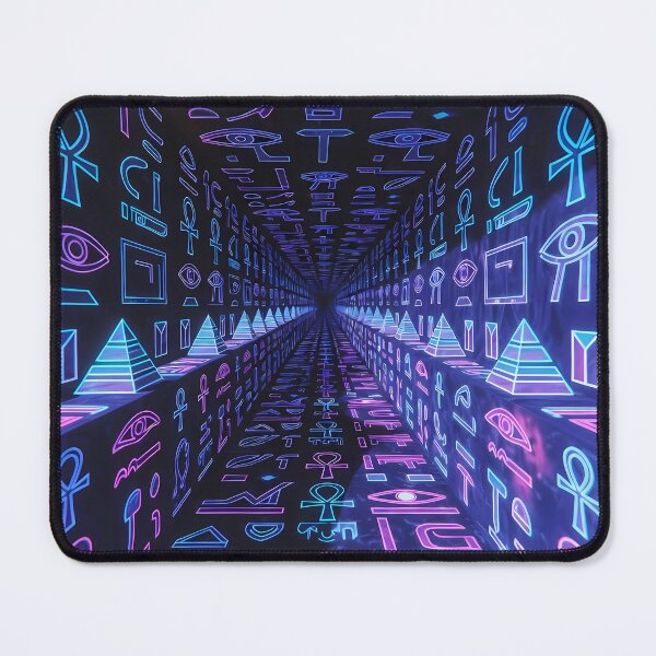 Item preview, 3D Perspectives, Cyberpunk Egyptian Hieroglyphics, Symmetrical Textures (image size 8320x12480) designed and sold by Digital-Davinci.