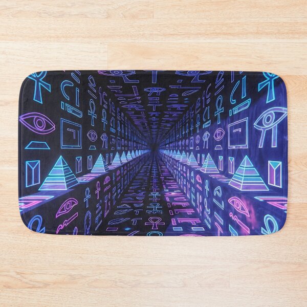 Item preview, 3D Perspectives, Cyberpunk Egyptian Hieroglyphics, Symmetrical Textures (image size 8320x12480) designed and sold by Digital-Davinci.