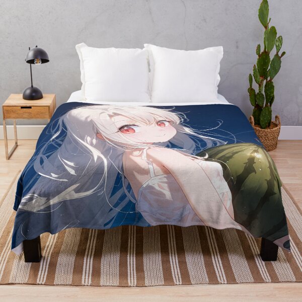 Item preview, Illyasviel von Einzbern Fate Stay Night Anime Summer Sky Glow designed and sold by Raslbazola.