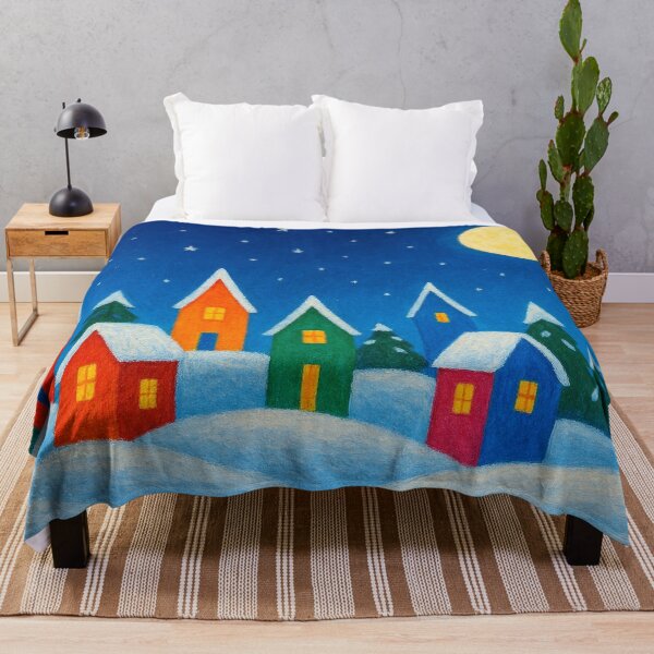 Item preview, Winter village under moonlight magic designed and sold by Sigtrix.