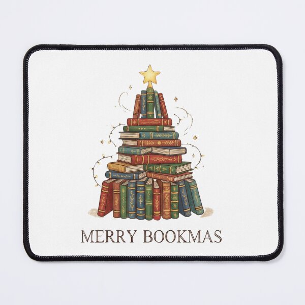 Item preview, Merry Bookmas Christmas Tree of Books designed and sold by BKPrintDesing.
