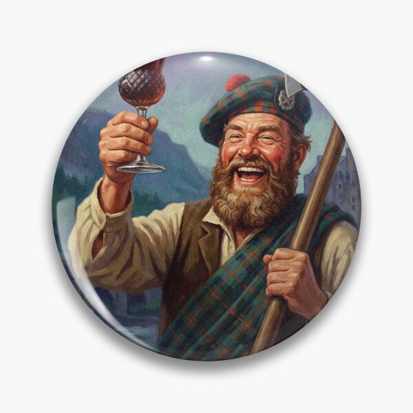 Item preview, WEE HEAVY RESOLUTIONS WHAT RESOLUTIONS Vintage 1950s Scottish Highland Poster designed and sold by Cozy-Old-Pub.