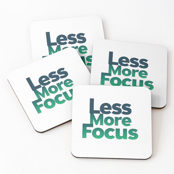 Item preview, Less Chaos More Focus Minimalist designed and sold by shashank3d.