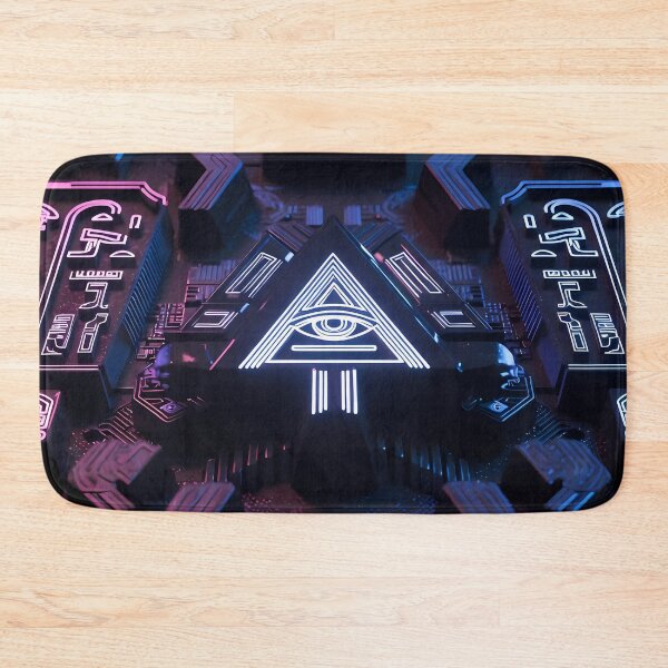 Item preview, 3D Perspectives, Cyberpunk Egyptian Hieroglyphics, Symmetrical Textures (image size 8320x12480) designed and sold by Digital-Davinci.