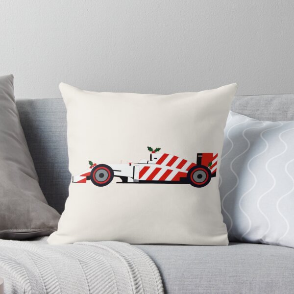 Item preview, Candy Cane F1 Car – Christmas Peppermint Racing Holiday Design designed and sold by MuseAI.