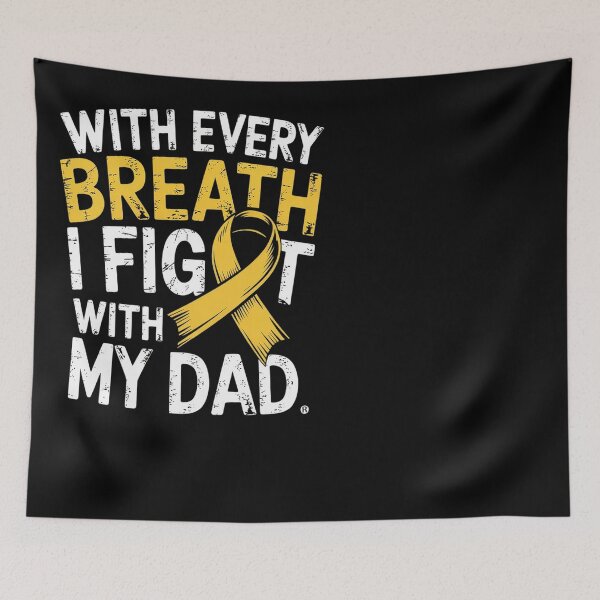 Item preview, Every Breath I Fight With My Dad Sarcoma Bone Bladder Cancer designed and sold by Eskomeranola.