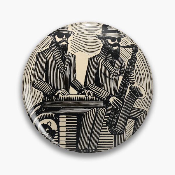 Item preview, Jazz Duo in Vintage Style designed and sold by lautir.