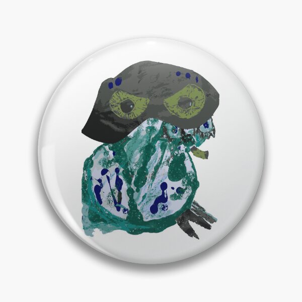 Item preview, Single Figure with Yellow Eyes - Figurative Abstraction | Art Print, Puzzle & More | Annette Kunow designed and sold by KunowArtShop.
