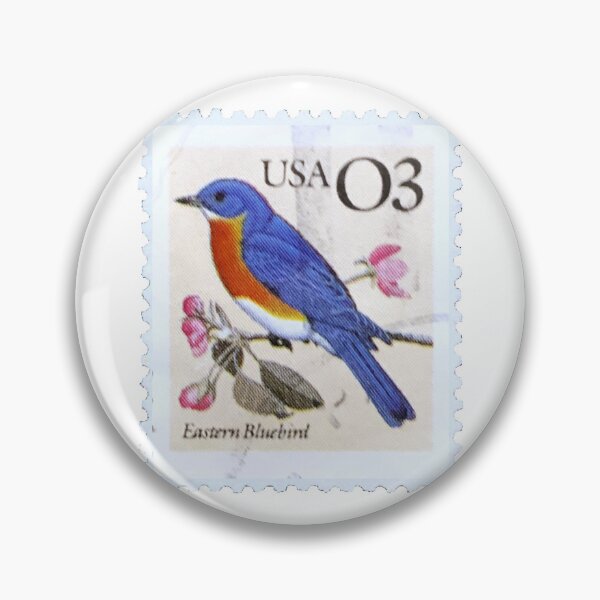 Item preview, Eastern Bluebird USA Vintage Postage Stamp designed and sold by red-amber65.