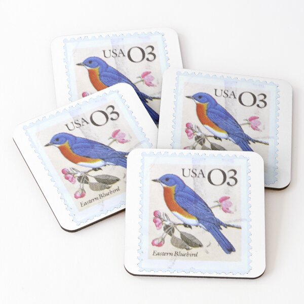 Item preview, Eastern Bluebird USA Vintage Postage Stamp designed and sold by red-amber65.