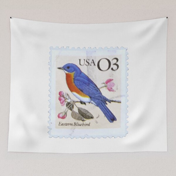 Item preview, Eastern Bluebird USA Vintage Postage Stamp designed and sold by red-amber65.
