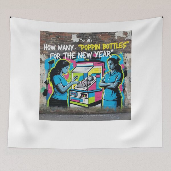 Item preview, How Many Poppin Bottles for The New Year designed and sold by coloredInk89.