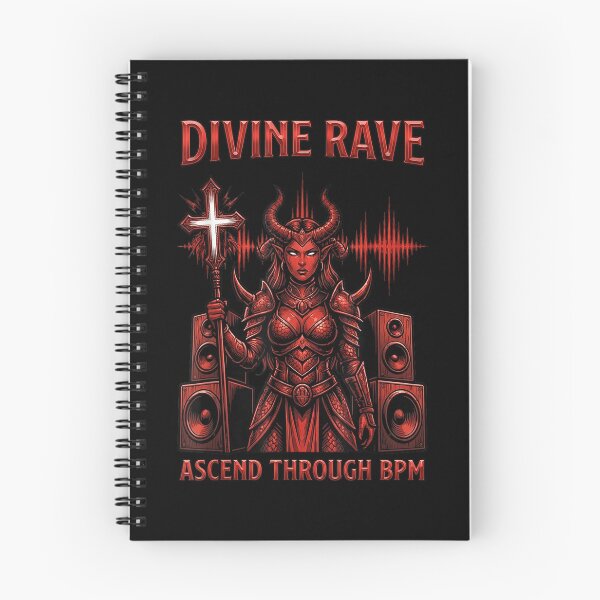 Item preview, Divine Rave Queen Ascend Through BPM Hard Techno designed and sold by Stephenbaile.