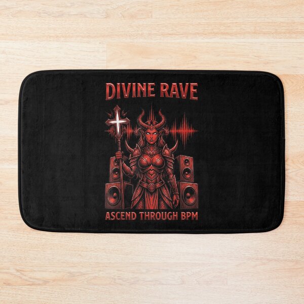 Item preview, Divine Rave Queen Ascend Through BPM Hard Techno designed and sold by Stephenbaile.