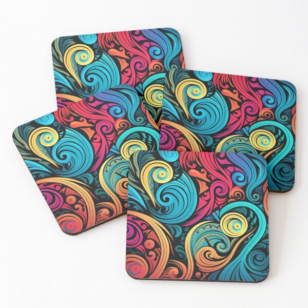 Item preview, New Zealand Māori Paua Pattern Koru Design 660 designed and sold by GrinGalore.