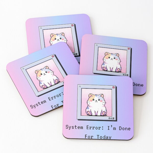 Item preview, Retro Y2K Glitch Cat Popup designed and sold by sjnawiti.