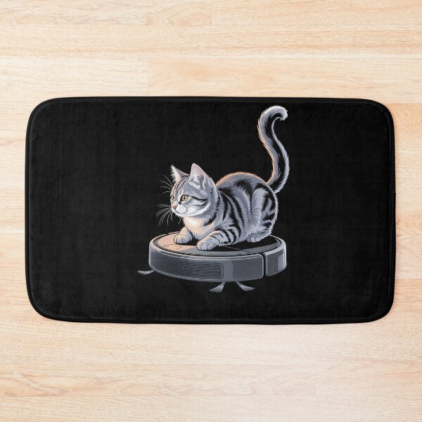 Item preview, Cute Cat Robot Vacuum Cleaner designed and sold by MooonTees.