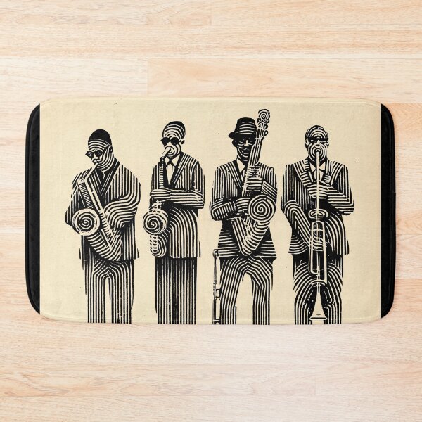Item preview, Jazz Quartet in Monochrome designed and sold by lautir.