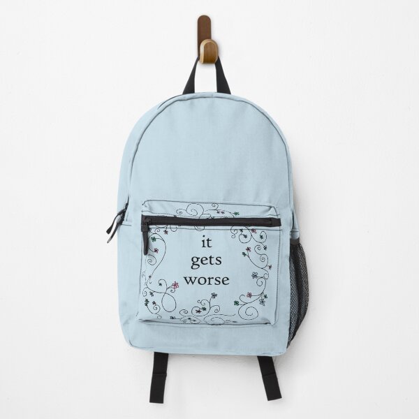 Item preview, It Gets Worse Floral Funny Quotes designed and sold by ellenhenry.