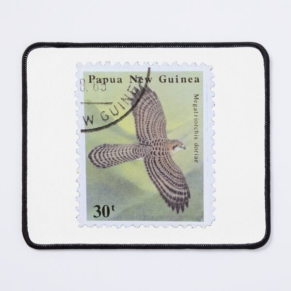 Item preview, Doria Goshawk Papua New Guinea Vintage Postage Stamp designed and sold by red-amber65.