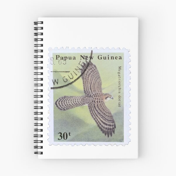 Item preview, Doria Goshawk Papua New Guinea Vintage Postage Stamp designed and sold by red-amber65.