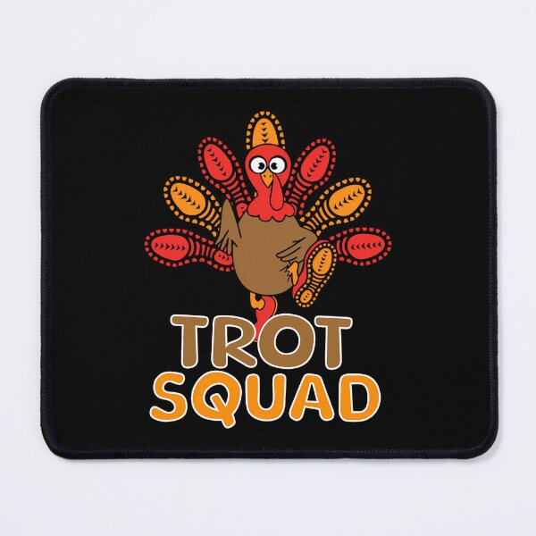 Item preview, Gobble Happy Thanksgiving Fall Trot Squad 80s Cute designed and sold by CalvinVanAuken.