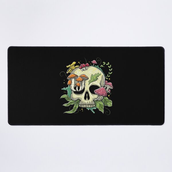 Item preview, Mushroom Skull Skeleton Cottagecore Aesthetic Goblincore designed and sold by LauraLydiaa.
