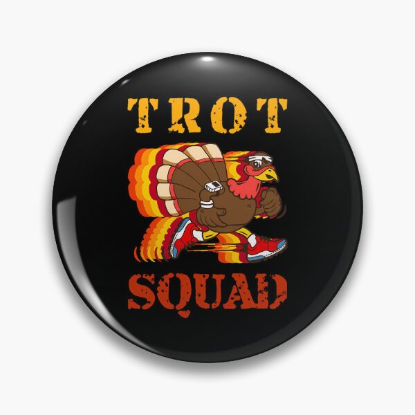 Item preview, Squad Fall Cute 80s Thanksgiving Happy Trot Gobble designed and sold by CalvinVanAuken.