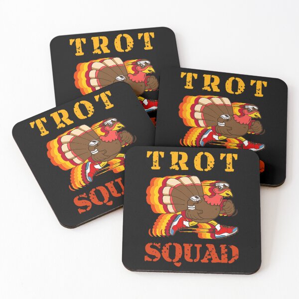 Item preview, Squad Fall Cute 80s Thanksgiving Happy Trot Gobble designed and sold by CalvinVanAuken.