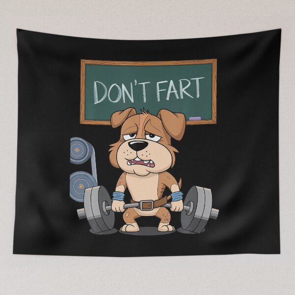 Item preview, Dog Don'T Fart Gym Workout Tee Funny Weightlifting  Fitness designed and sold by LauraLydiaa.