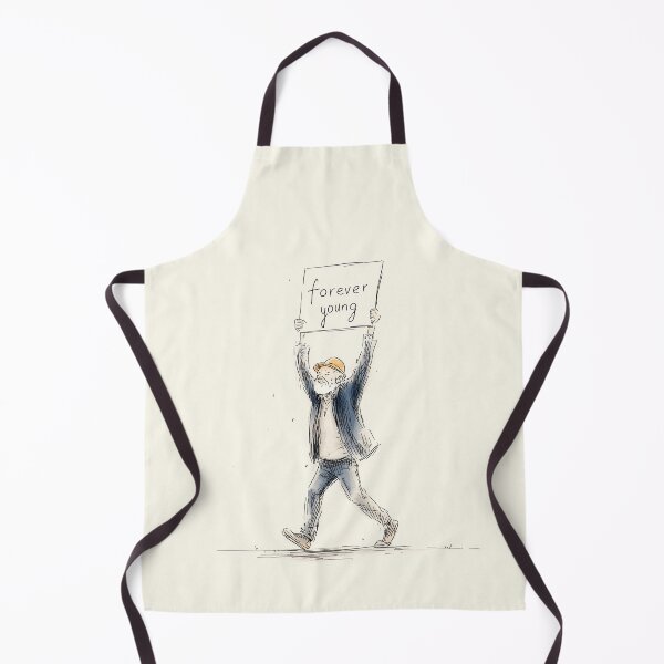 Item preview, Forever young - Man Holding Forever Young Sign designed and sold by lautir.