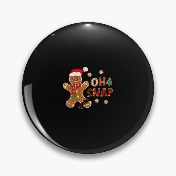 Item preview, Oh Snap Gingerbread Man Merry Christmas Xmas 	s Holiday designed and sold by LauraLydiaa.