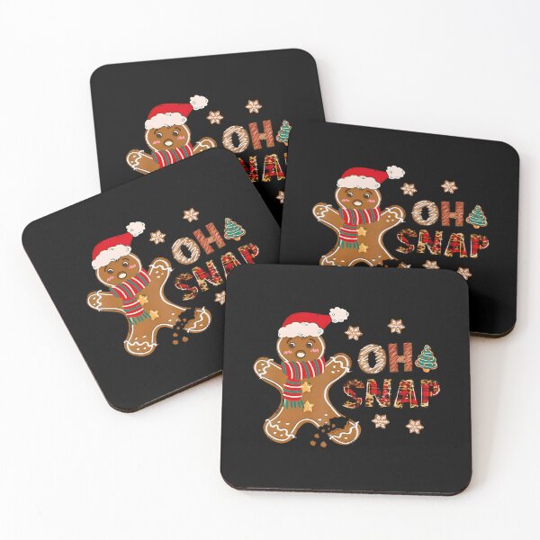 Item preview, Oh Snap Gingerbread Man Merry Christmas Xmas 	s Holiday designed and sold by LauraLydiaa.