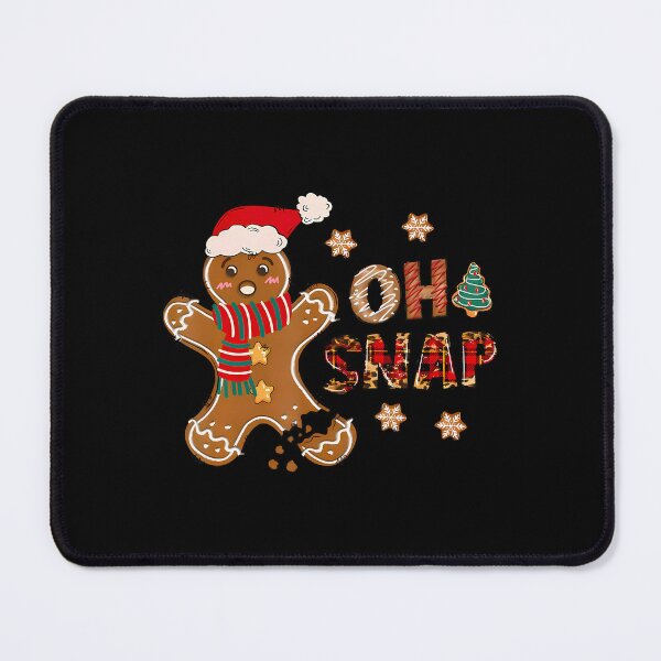 Item preview, Oh Snap Gingerbread Man Merry Christmas Xmas 	s Holiday designed and sold by LauraLydiaa.