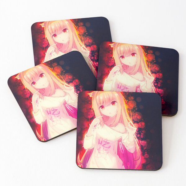 Item preview, Holo Gentle Glow Spice And Wolf Anime Girl designed and sold by thedarvills.