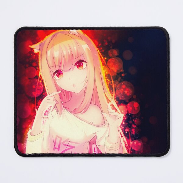 Item preview, Holo Gentle Glow Spice And Wolf Anime Girl designed and sold by thedarvills.