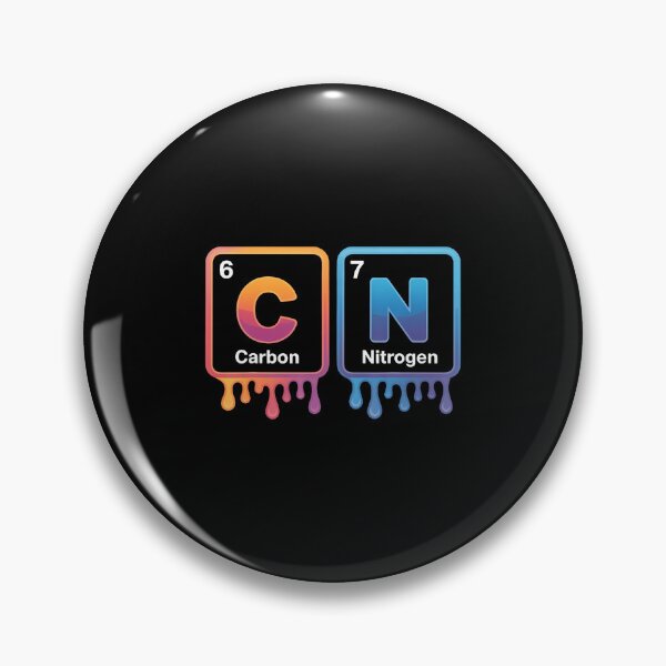 Item preview, Colorful Carbon And Nitrogen Chemistry Design For Science designed and sold by MindyMarianela.