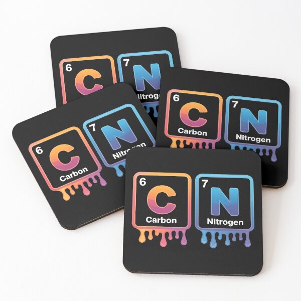 Item preview, Colorful Carbon And Nitrogen Chemistry Design For Science designed and sold by MindyMarianela.