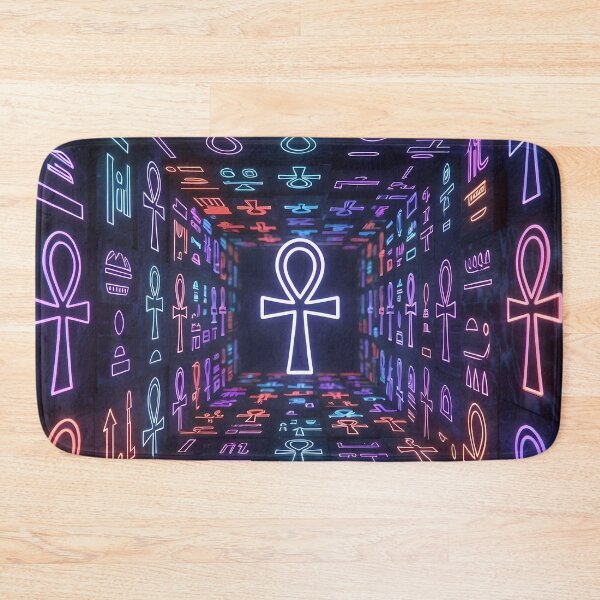 Item preview, 3D Perspectives, Cyberpunk Egyptian Hieroglyphics, Symmetrical Textures (image size 8320x12480) designed and sold by Digital-Davinci.