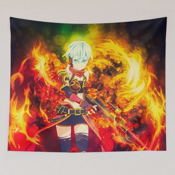 Artikelvorschau, Sinon, die flammende Scharfschützin aus Sword Art Online (Anime-Mädchen) entworfen und verkauft von thedarvills.