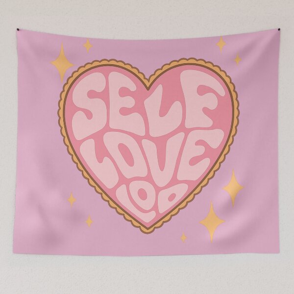 Item preview, Self Love Heart – Soft Pink Glow designed and sold by HAAR00.