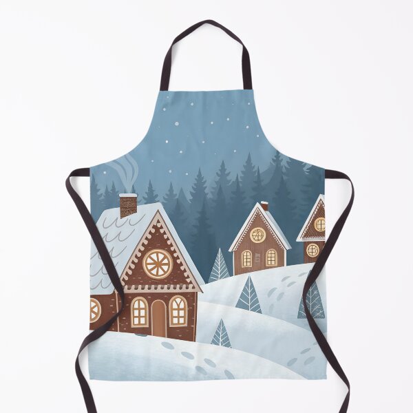 Item preview, Minimalist Nordic-style gingerbread houses designed and sold by Bionson Art.