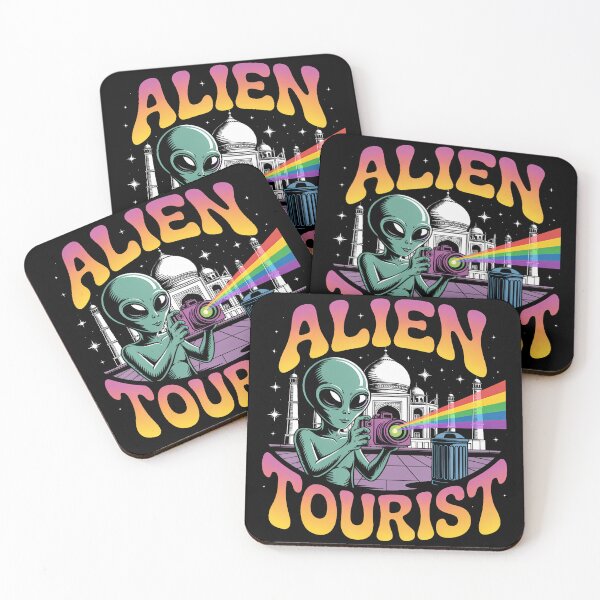 Item preview, Alien Tourist Space Visitor Photo Tourism designed and sold by MindyMarianela.