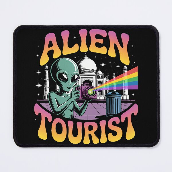 Item preview, Alien Tourist Space Visitor Photo Tourism designed and sold by MindyMarianela.