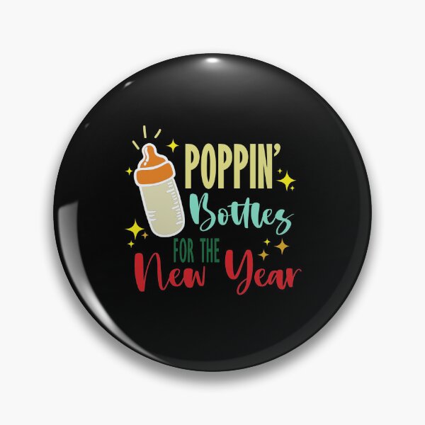 Item preview, Poppin Bottles For The New Year Baby Celebration Design designed and sold by Maniutek.