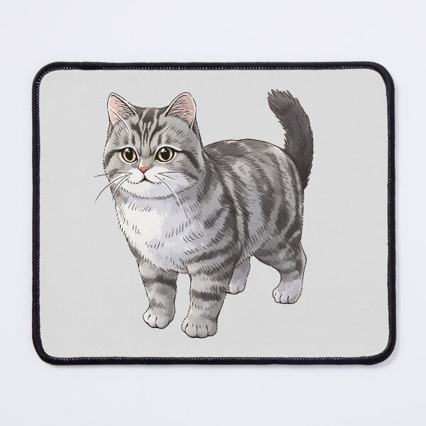Item preview, Cute Grey Tabby Cat designed and sold by xiao xuans.