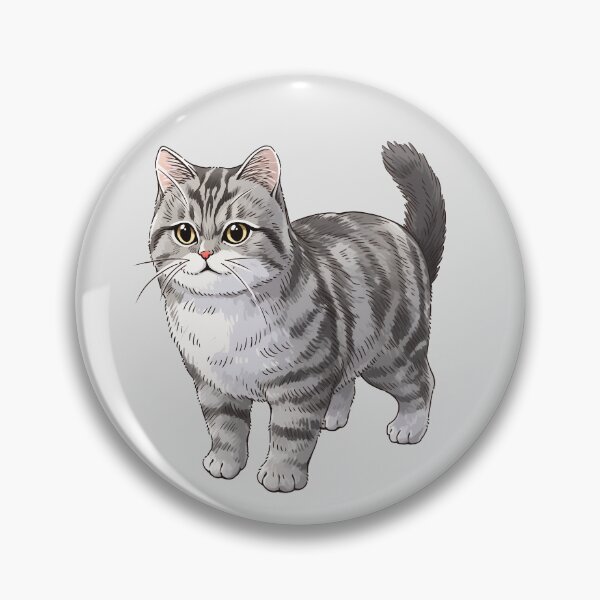 Item preview, Cute Grey Tabby Cat designed and sold by xiao xuans.