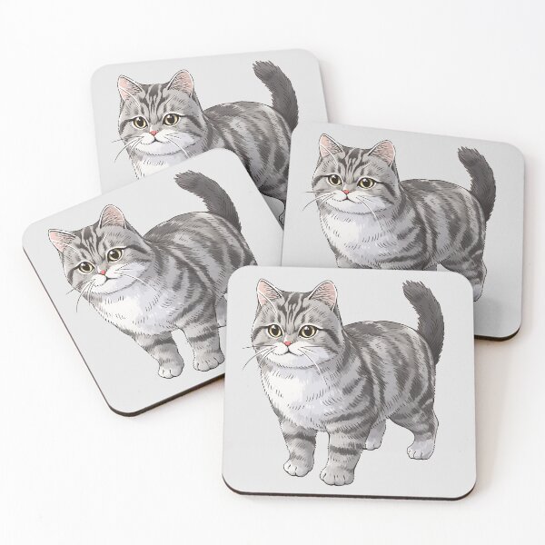 Item preview, Cute Grey Tabby Cat designed and sold by xiao xuans.