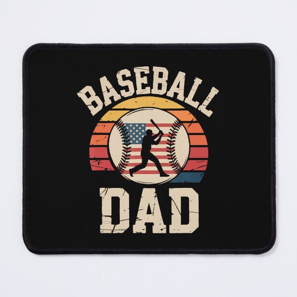Item preview, Baseball Dad Retro American Flag Style designed and sold by MarcellaTerri.